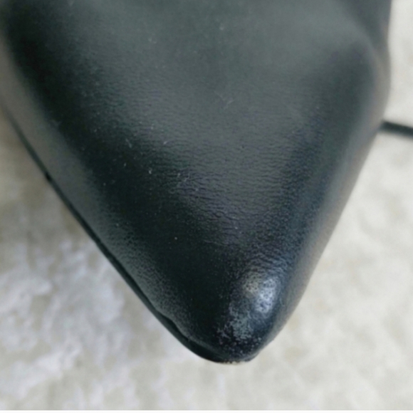 SAKS FIFTH AVENUE Cassidy Too Black High Heels Size 9 - Picture 10 of 11